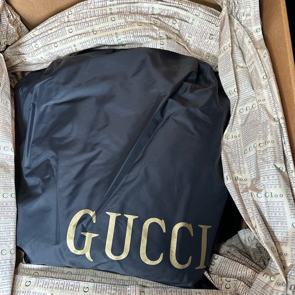 GUCCI GG Off The Grid Black Backpack with Monogram Pattern - Picture 9 of 11